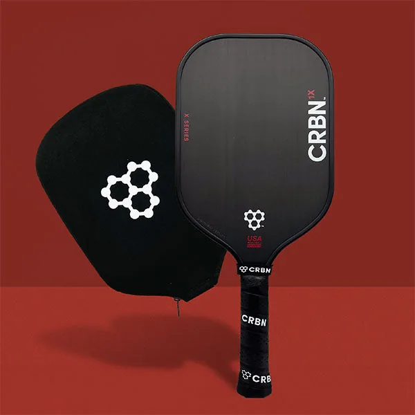 CRBN 1X Power Series 14mm elongated raw carbon fiber paddle
