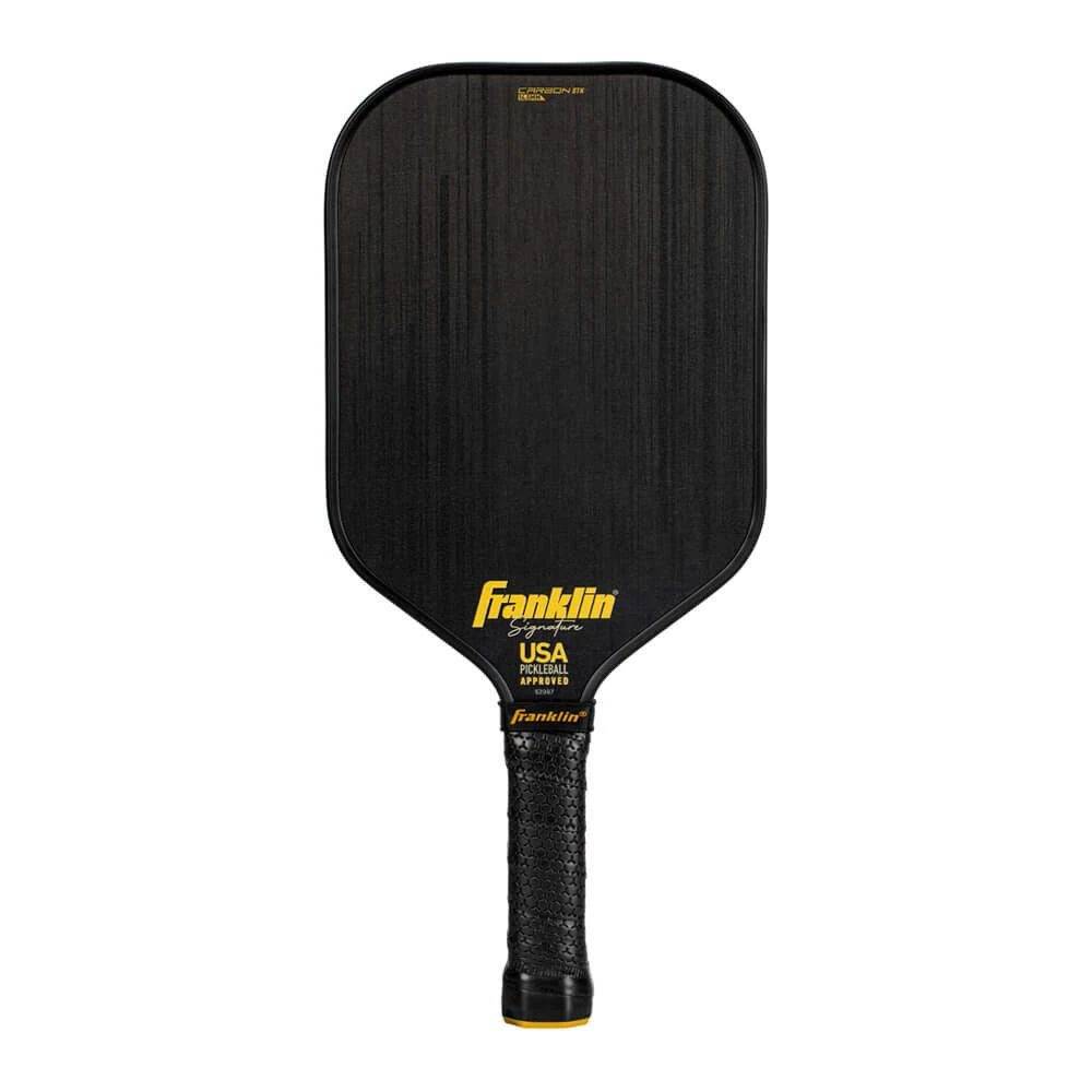 Franklin Sports Signature Carbon STK 16mm raw carbon pickleball paddle official product photograph