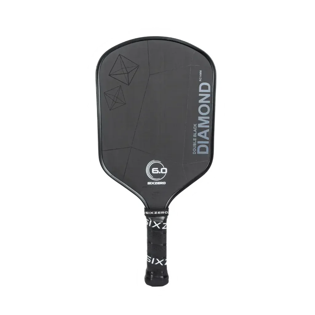 Six Zero Double Black Diamond Control raw Toray T700 carbon hybrid paddle