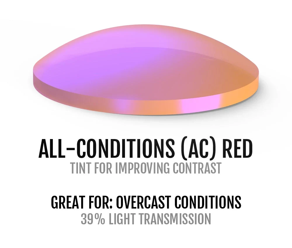 Rose and coral high-contrast pickleball lens tint for optic yellow ball tracking